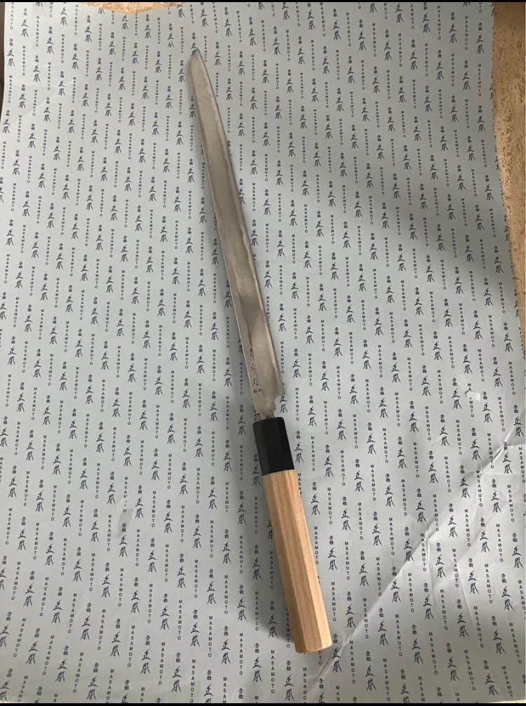 Masamoto Sohonten yanagi takohibki Kiritsuke 30 cm