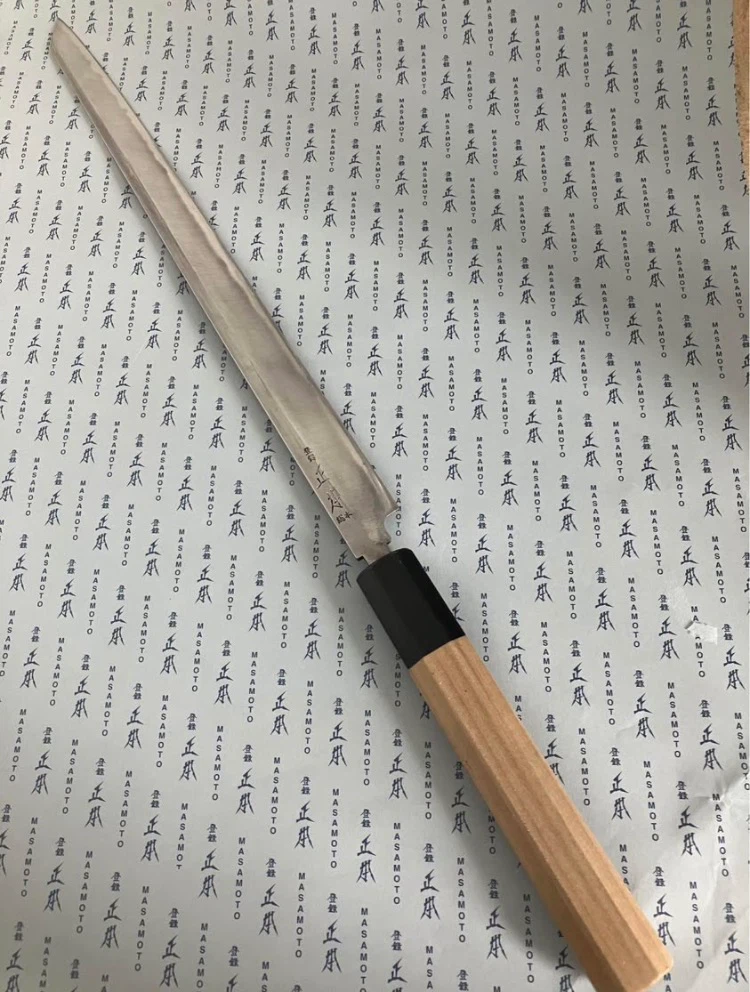 Masamoto Sohonten yanagi takohibki Kiritsuke 30 cm - photo 4