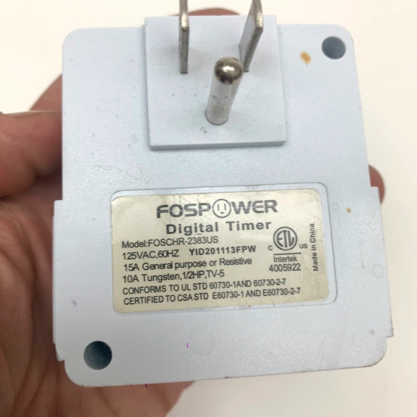 Digital Outlet Timer Programmable Plug In Electrical Timer 15A - photo 4