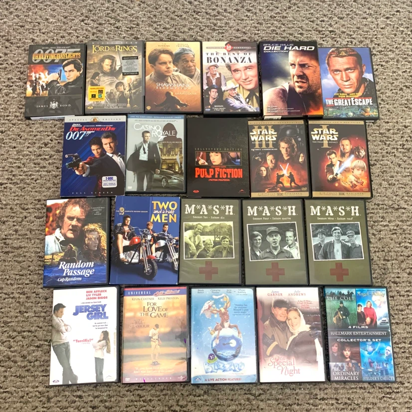 DVD Movie & TV Collection 21 Assorted DVDs