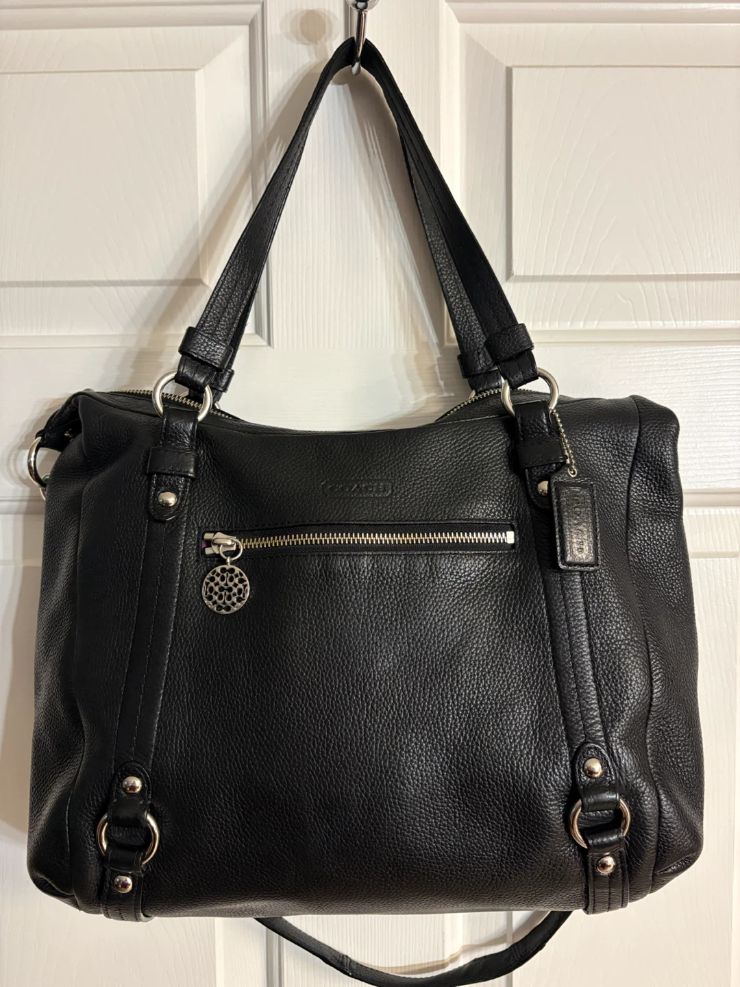 Coach Alexandra Convertible Hobo Bag - Black
