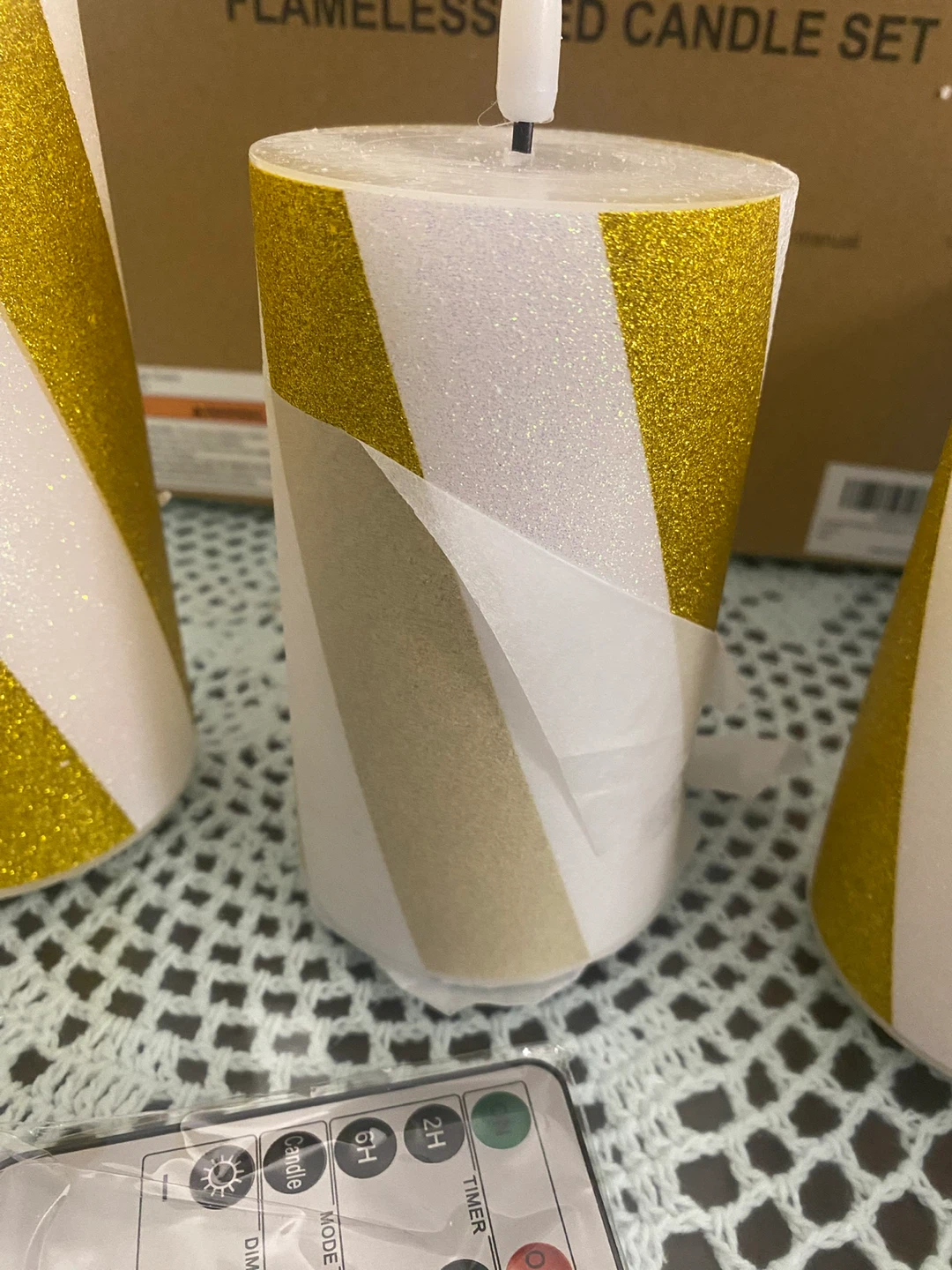 3 Piece Flameless LED Candle Set - photo 3