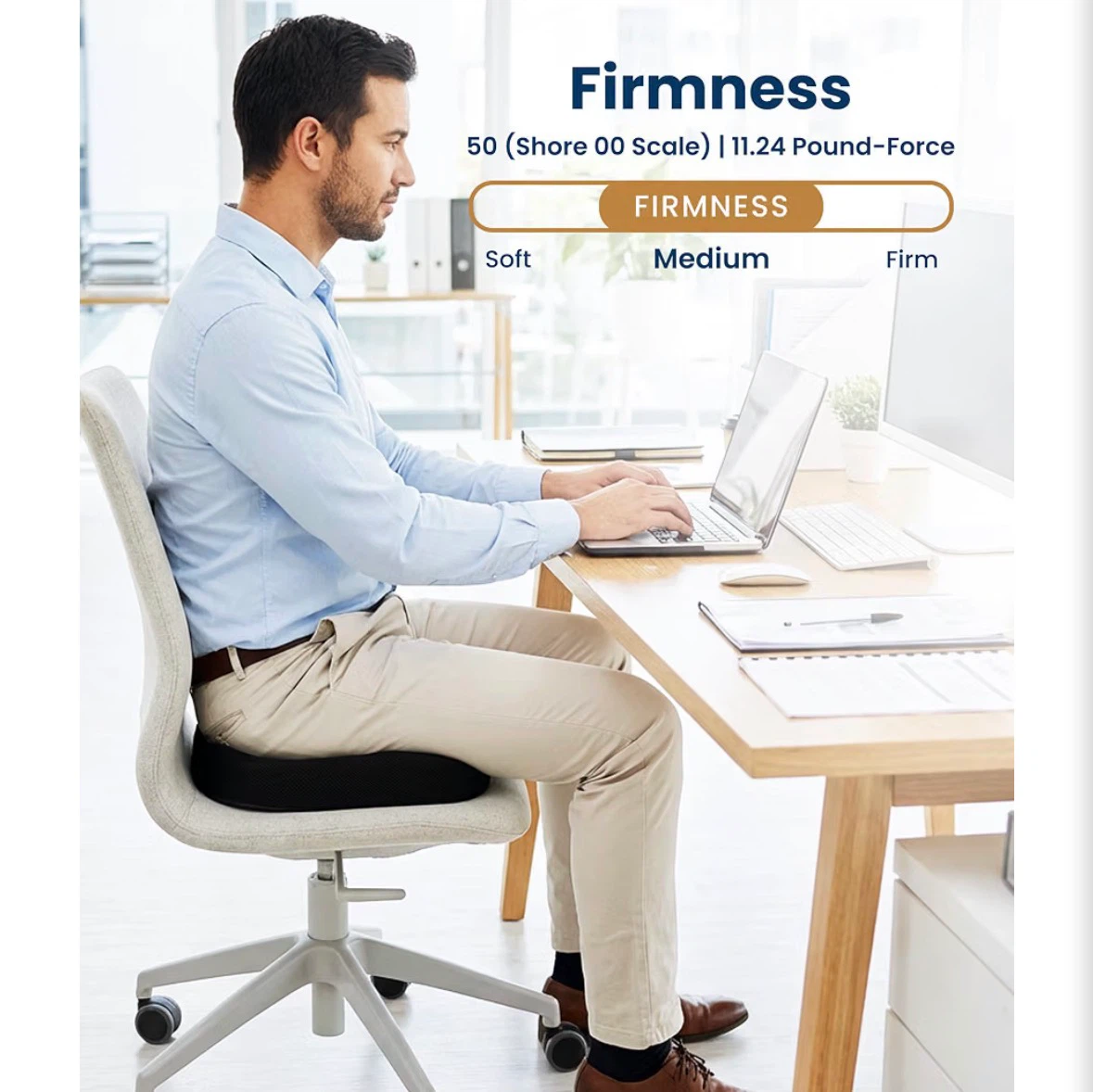 Everlasting Comfort Doctor Recommended Memory Foam Seat Cushion - photo 2