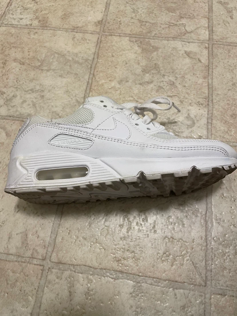 Nike Air Max 90 White Sneakers Size 7.5 - photo 4