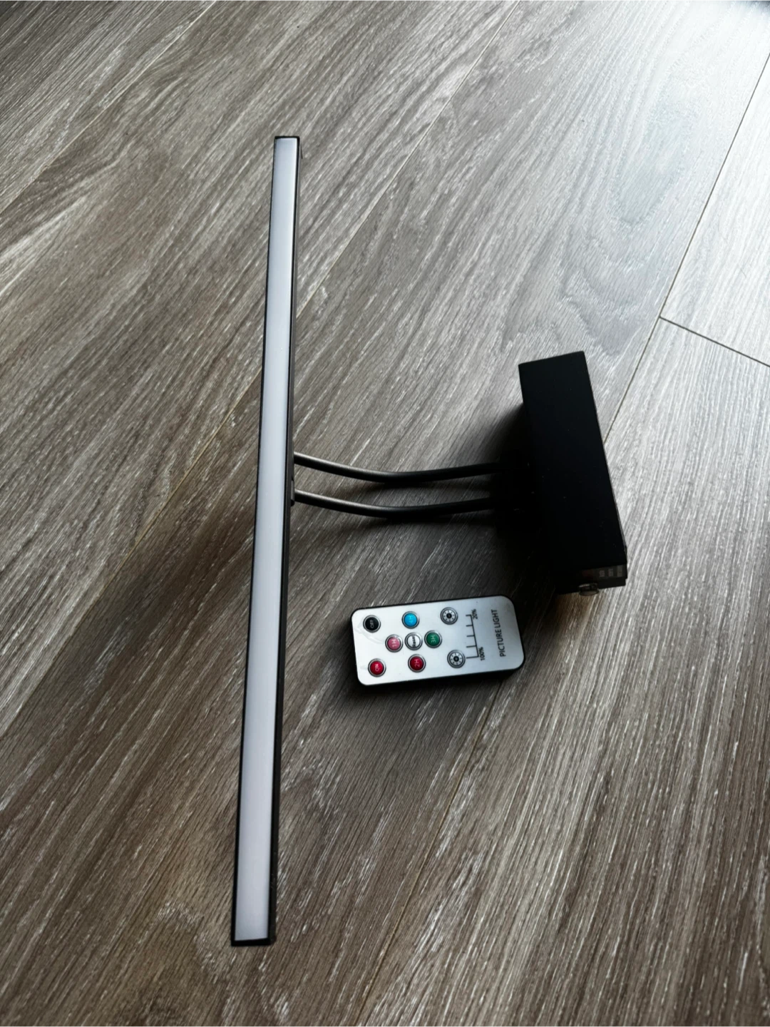 Black LED Picture Light with Remote