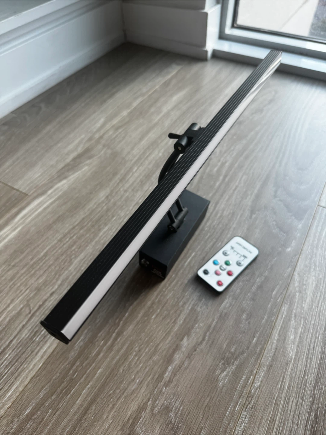 Black LED Picture Light with Remote - photo 3