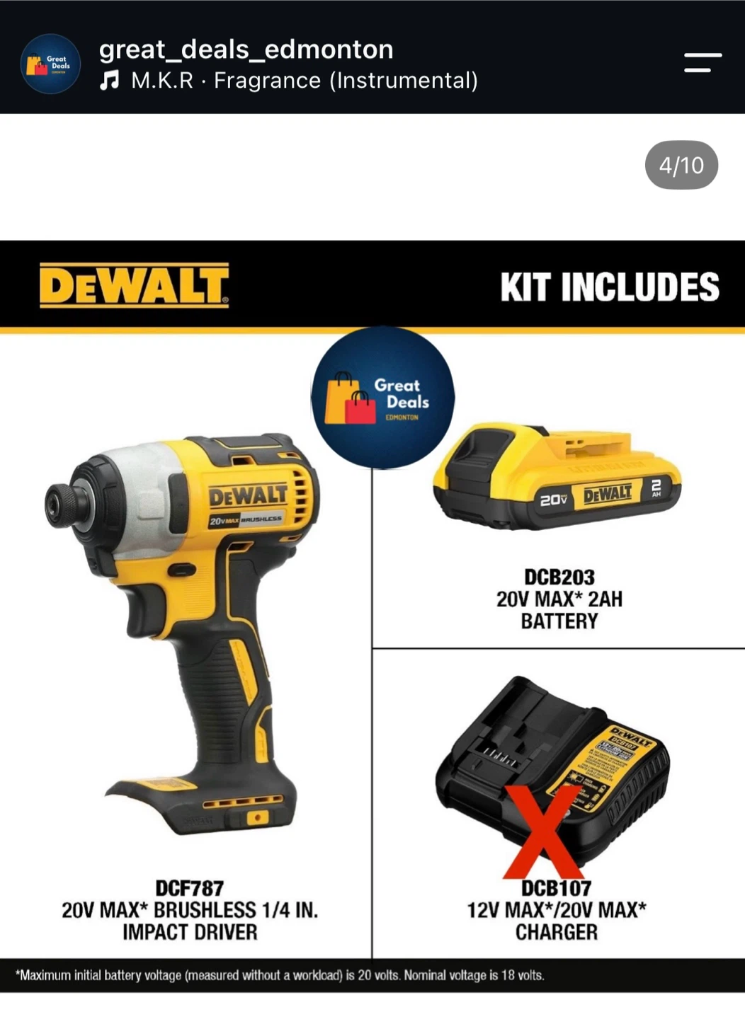 DEWALT 20V MAX Brushless Impact Driver Kit DCD787D1 - photo 4