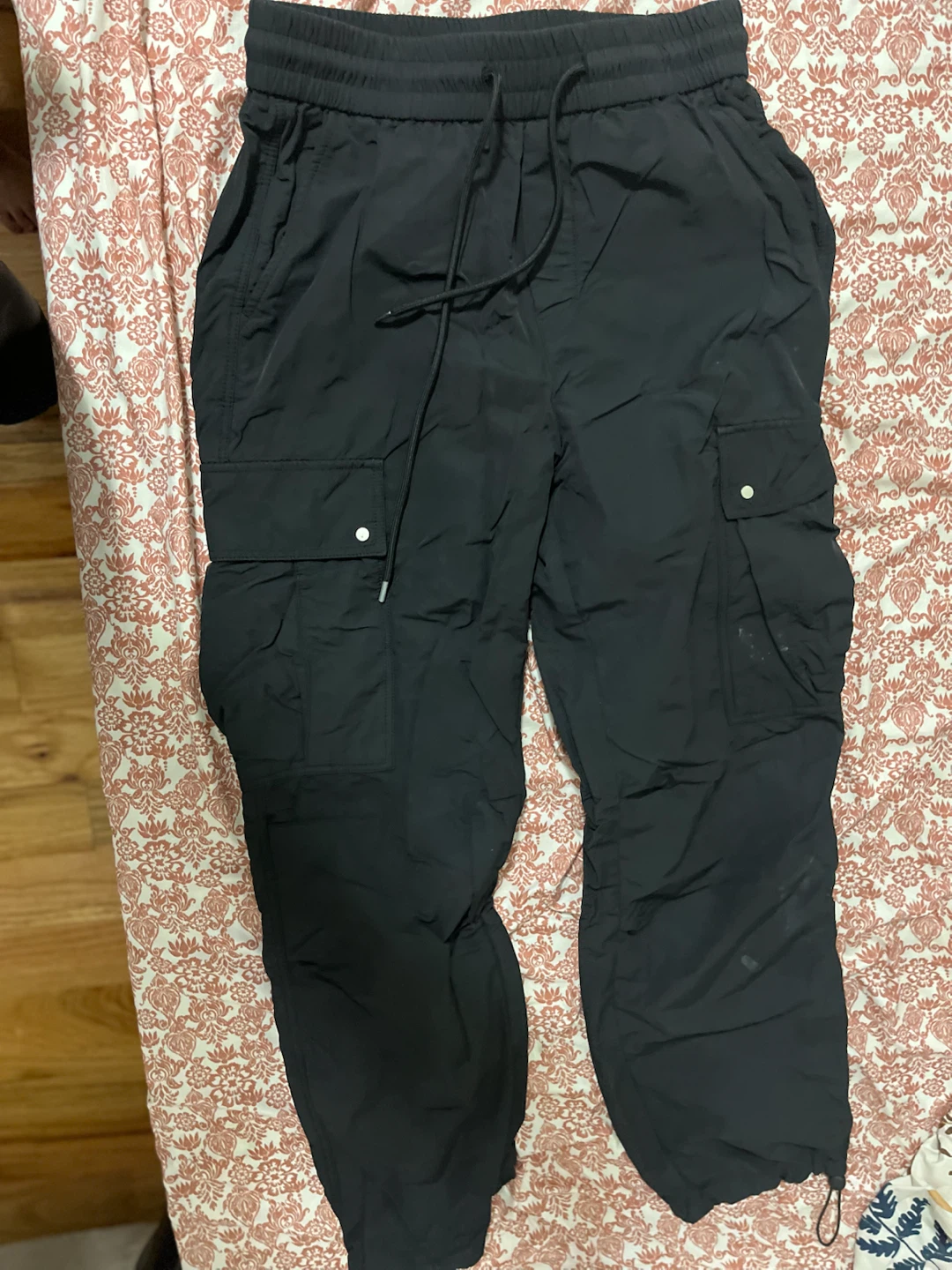 Popular Homme Black Cargo Pants - photo 2