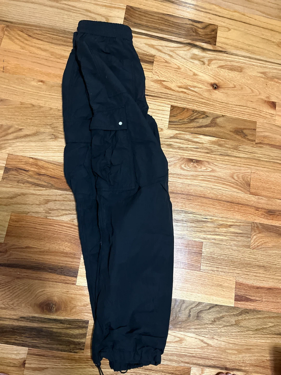 Popular Homme Black Cargo Pants - photo 3