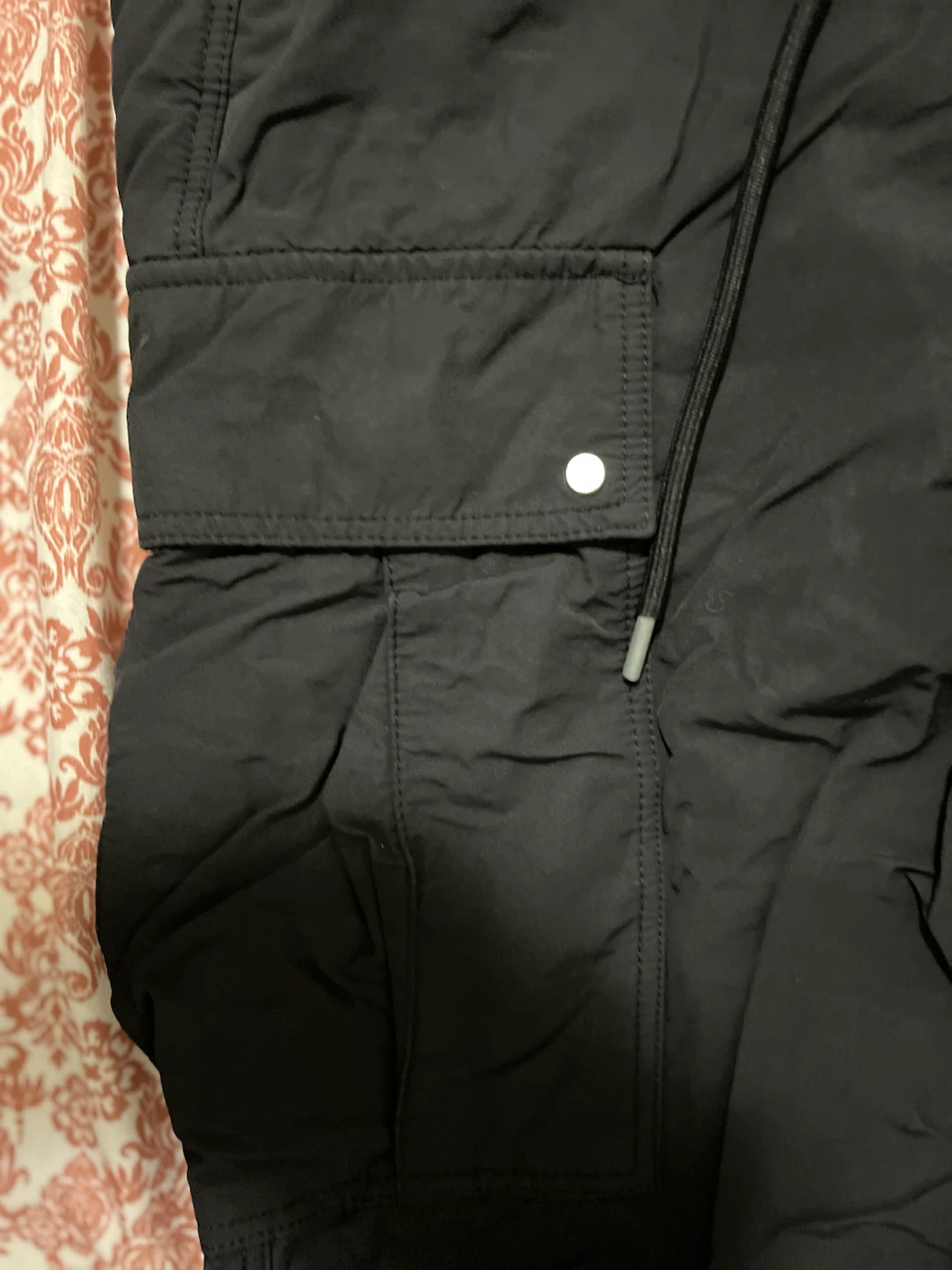 Popular Homme Black Cargo Pants - photo 4