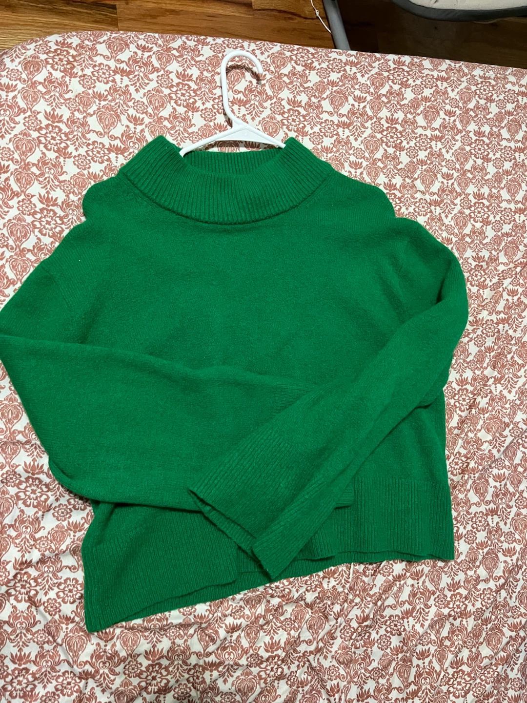 J.Crew Green Mock Neck Sweater - photo 2