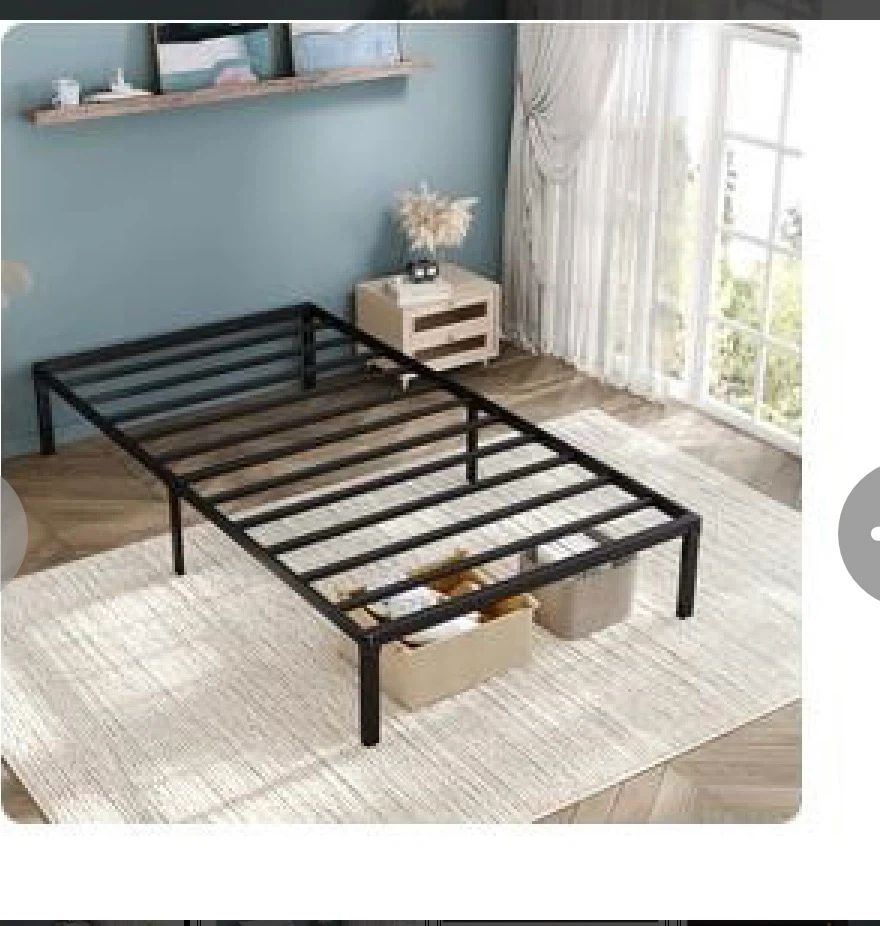 Einfach Twin XL Bed Frame, Heavy Duty Metal