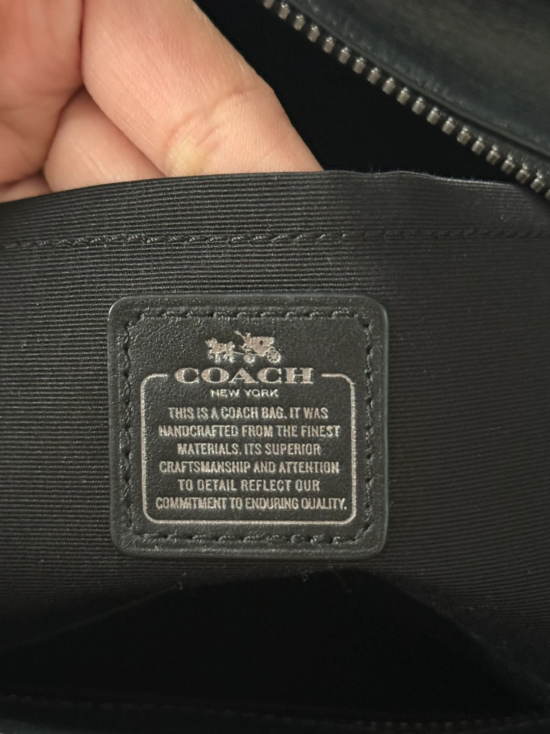 Coach Black Leather Handbag - photo 4