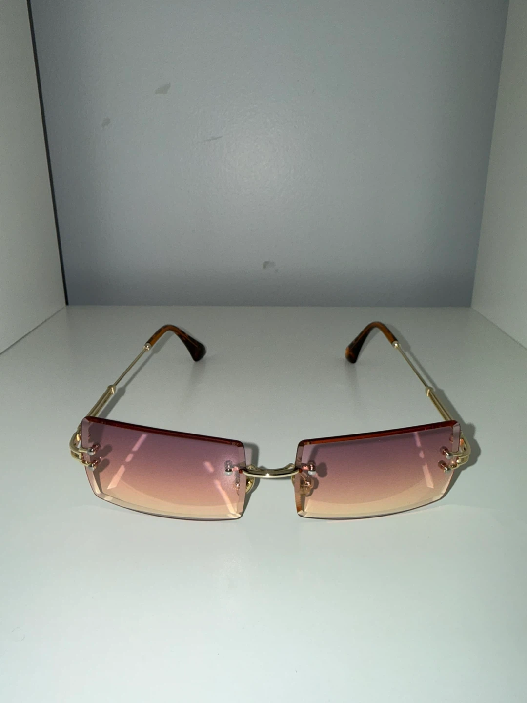 Set of 4 Frameless Tinted Sunglasses - photo 2