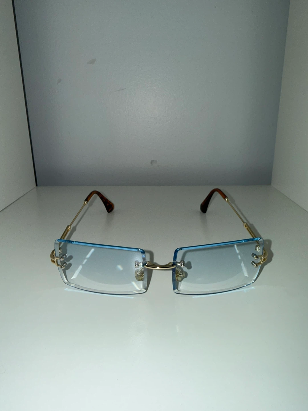 Set of 4 Frameless Tinted Sunglasses - photo 3