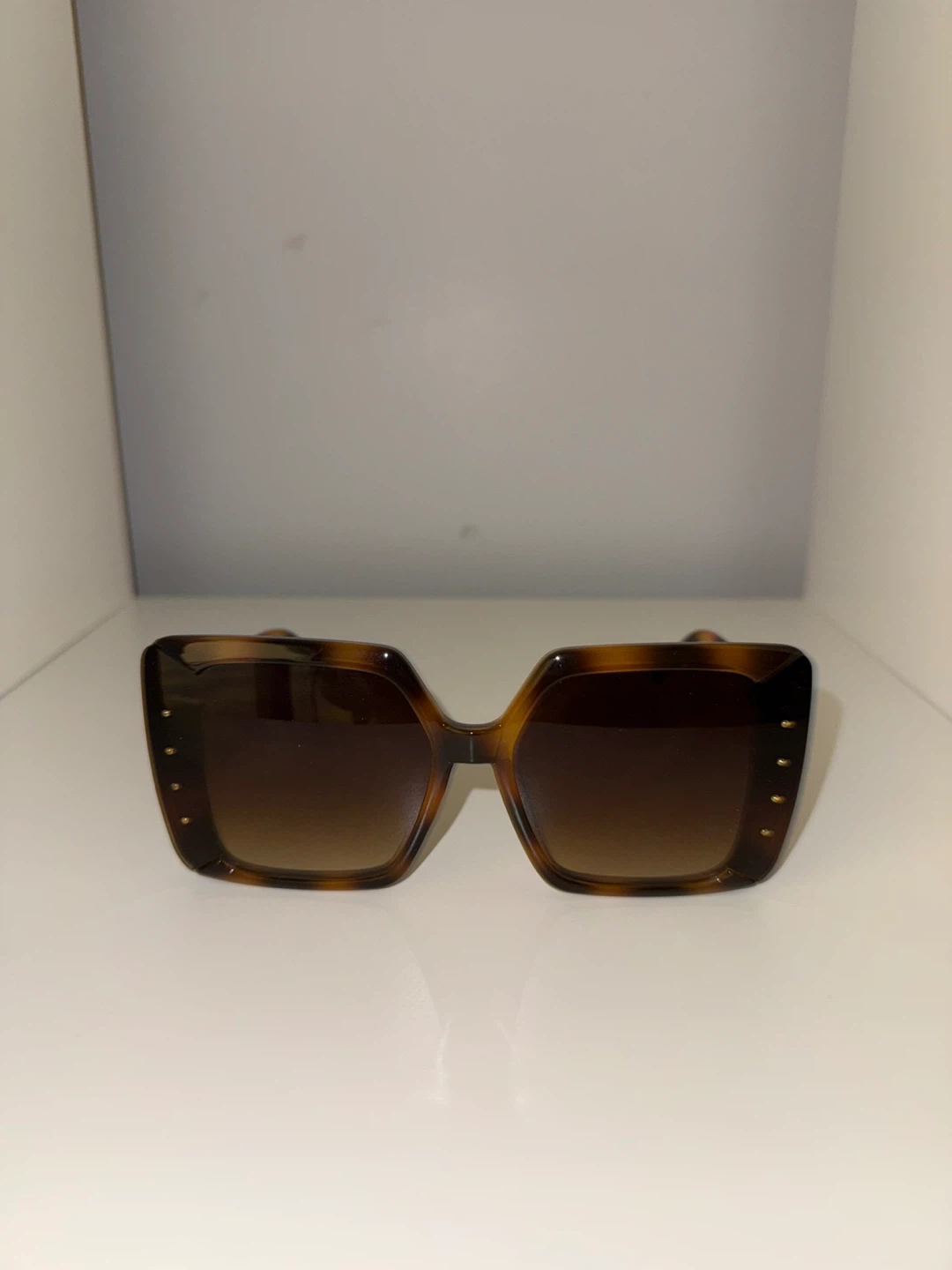 Oversized Tortoiseshell Square Sunglasses