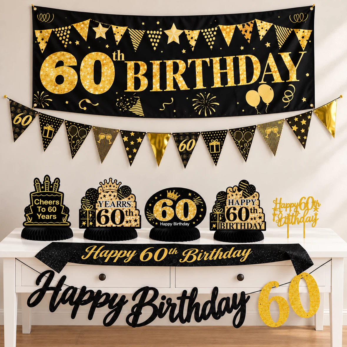 60th Birthday Decoration Set - photo 2