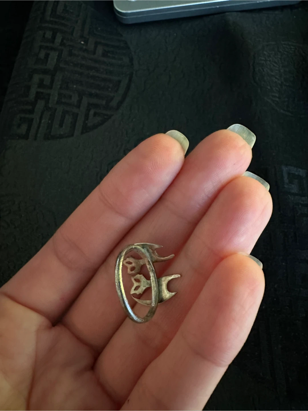 925 Sterling Silver Cat Ring - photo 3