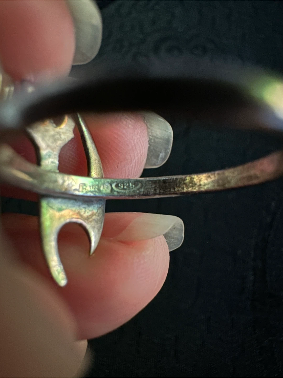 925 Sterling Silver Cat Ring - photo 4