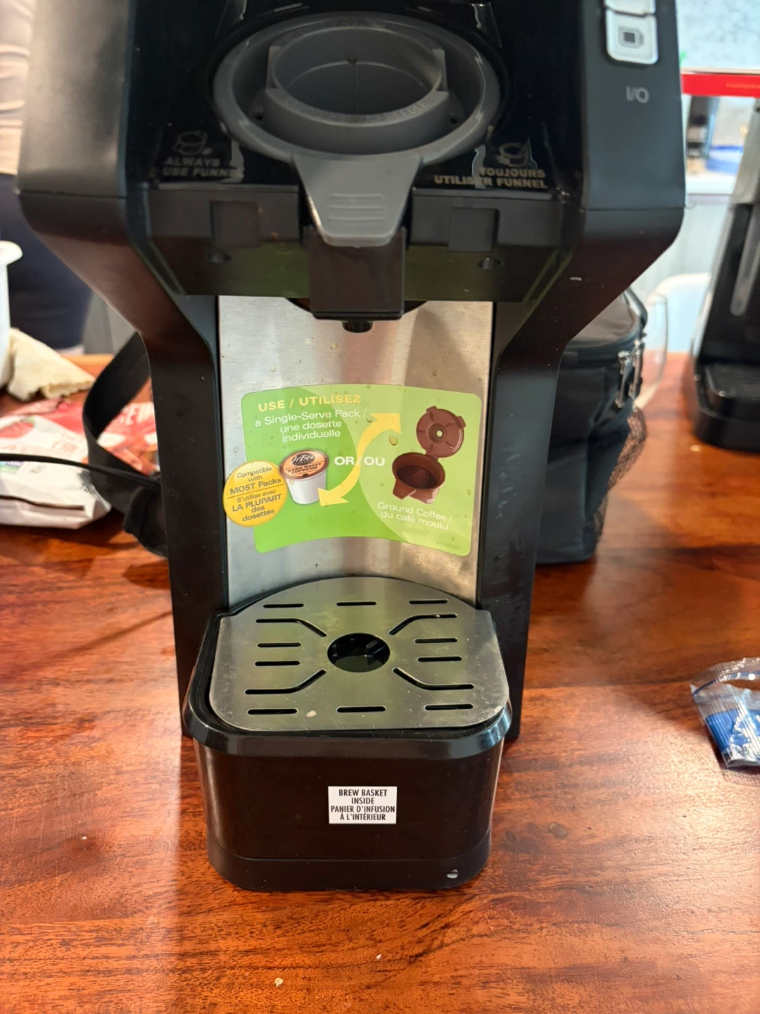 Black Single-Serve Coffee Maker - photo 2