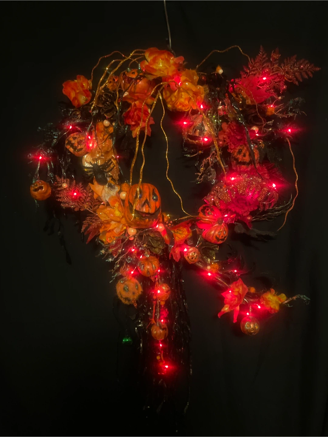 Unique Halloween Pumpkin Wreath