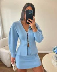Zara Light Blue Matching Set