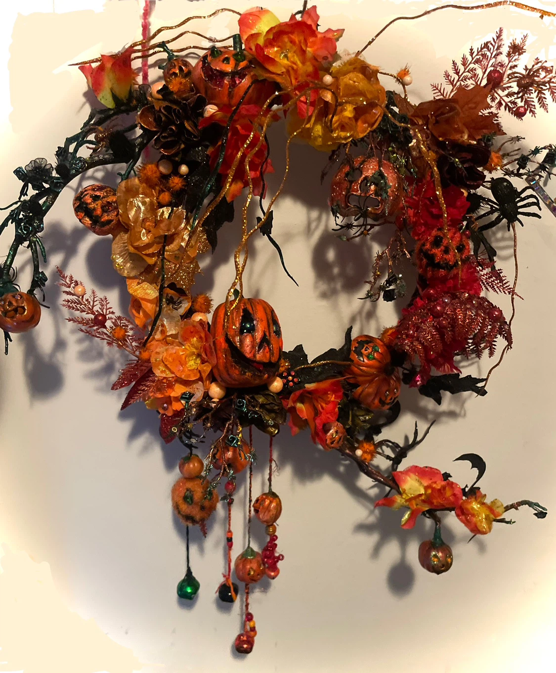 Unique Halloween Pumpkin Wreath - photo 3
