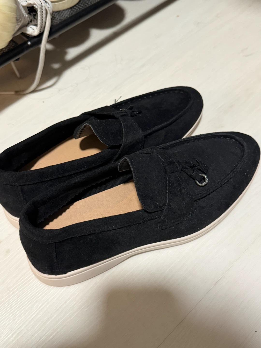 Black Suede Loafers