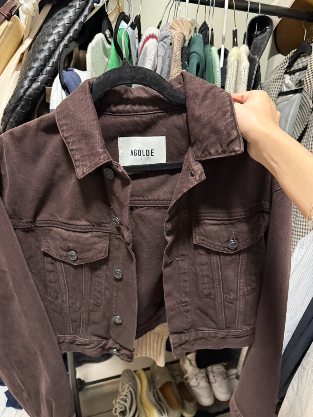 AGOLDE Brown Denim Jacket - photo 2
