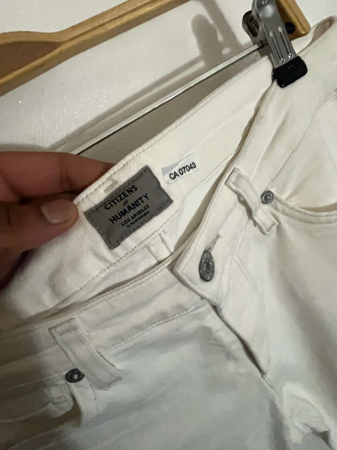 Citizens of Humanity White Jeans Size 28 - photo 3