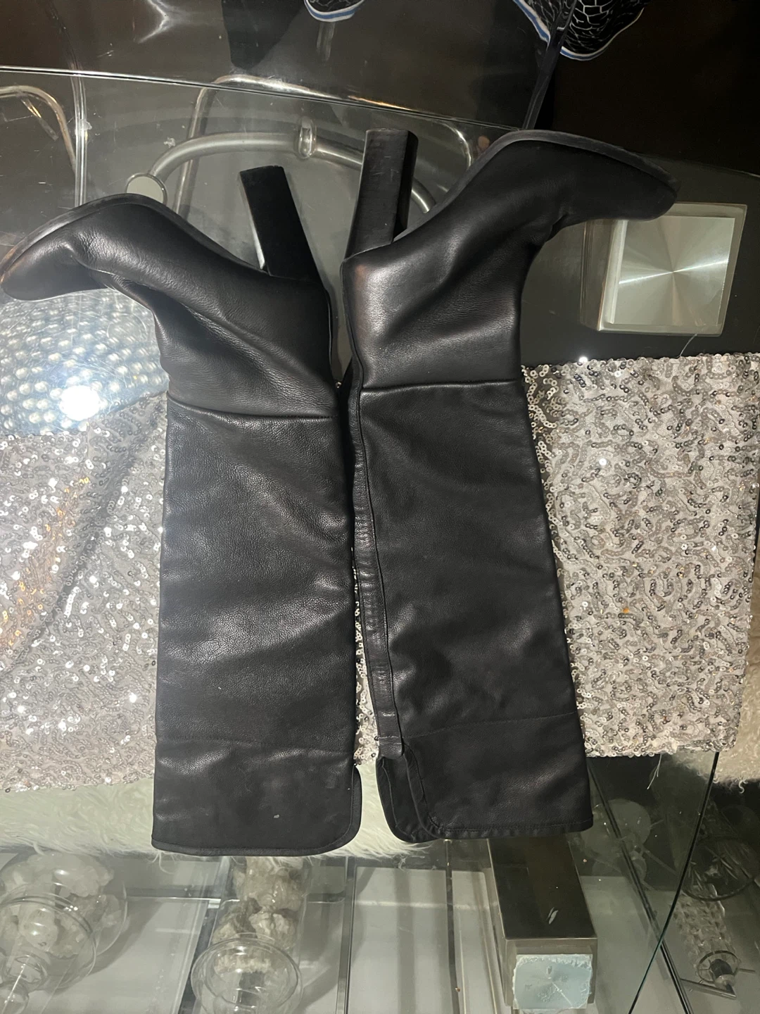 Zara Woman Black Heeled Boots Size 6.5 - photo 2