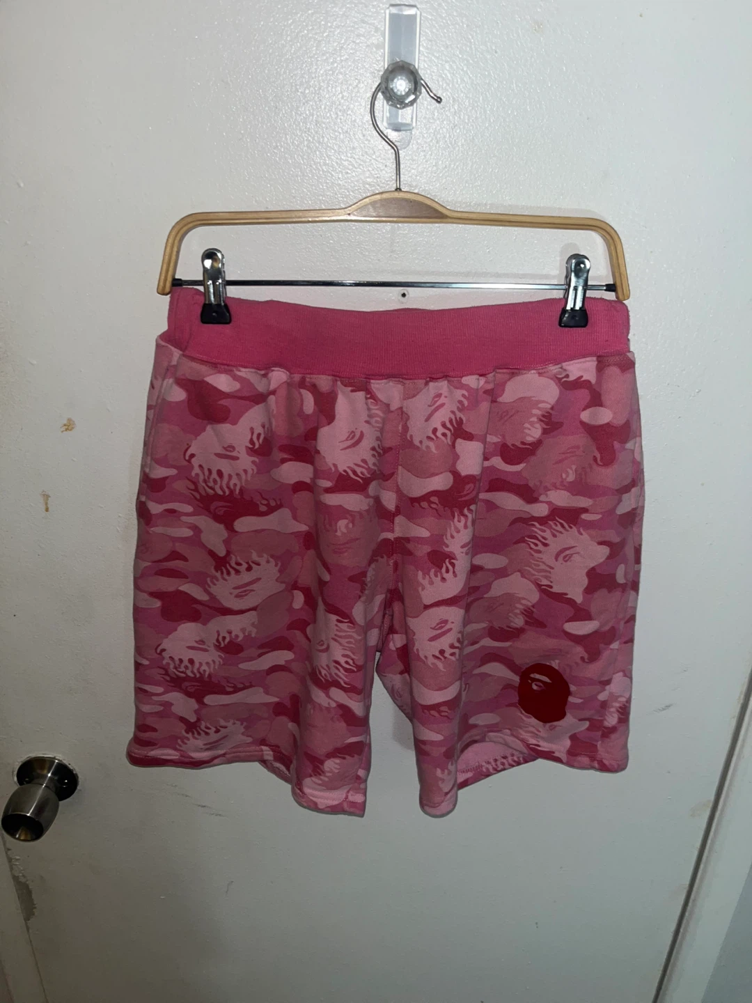 A Bathing Ape Pink Camo Shorts size XL pink