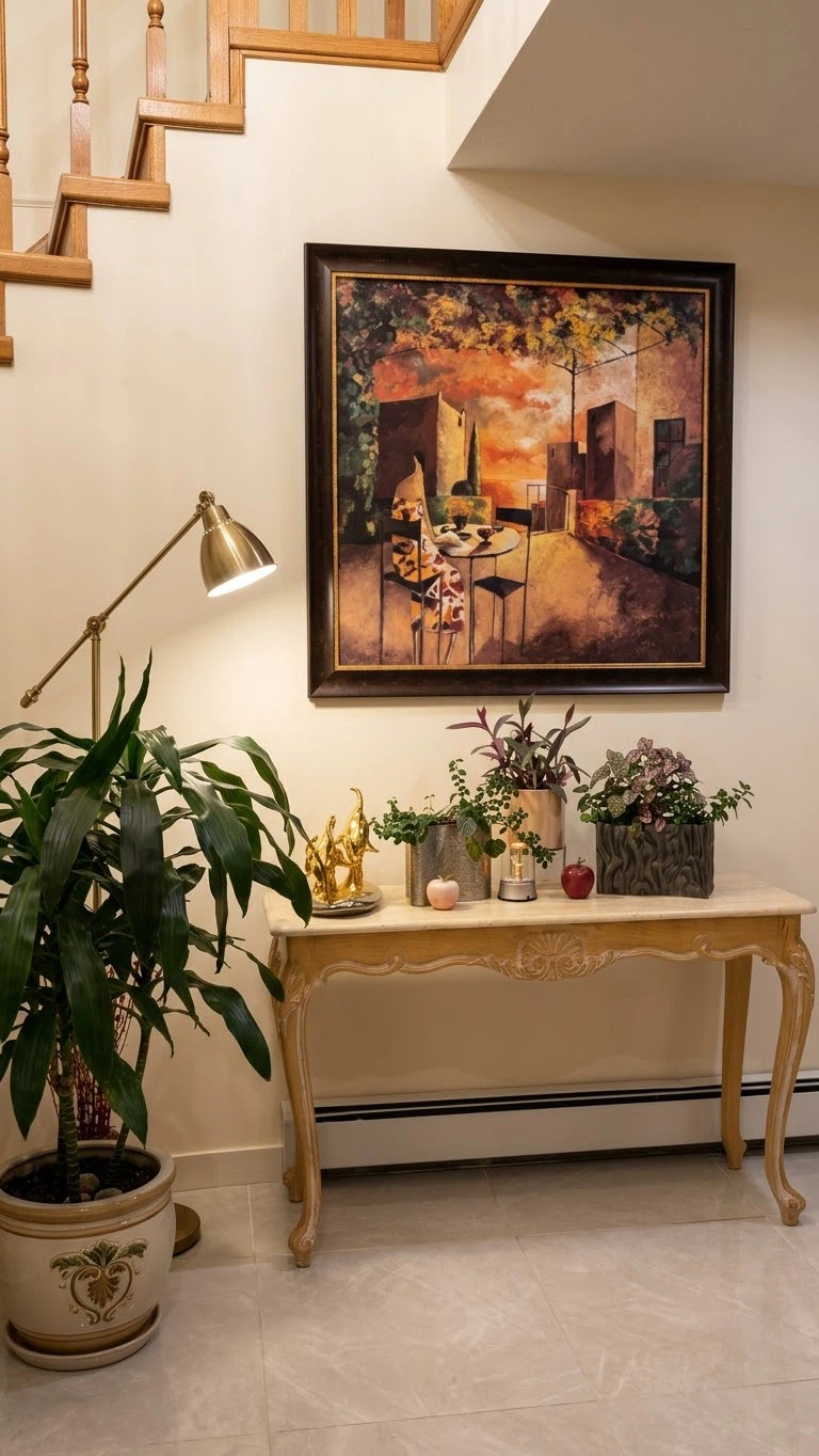 Large Framed Canvas Art – Café al Jardí