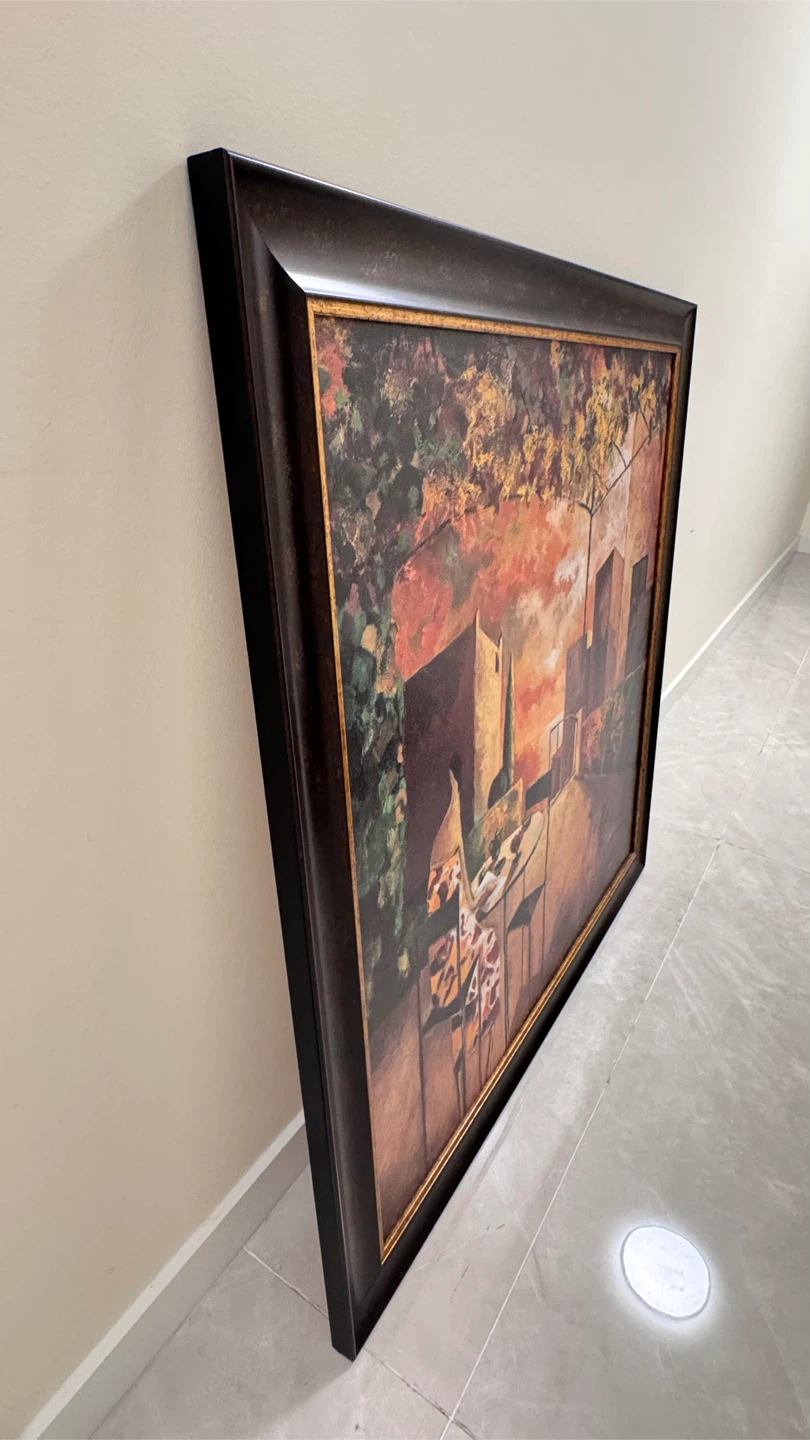Large Framed Canvas Art – Café al Jardí - photo 3