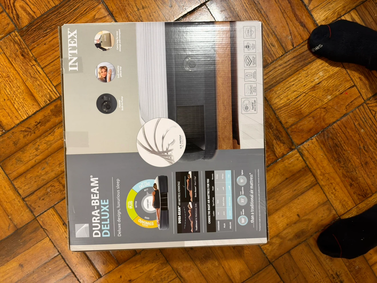Intex Dura-Beam Deluxe Queen Air Mattress - photo 2