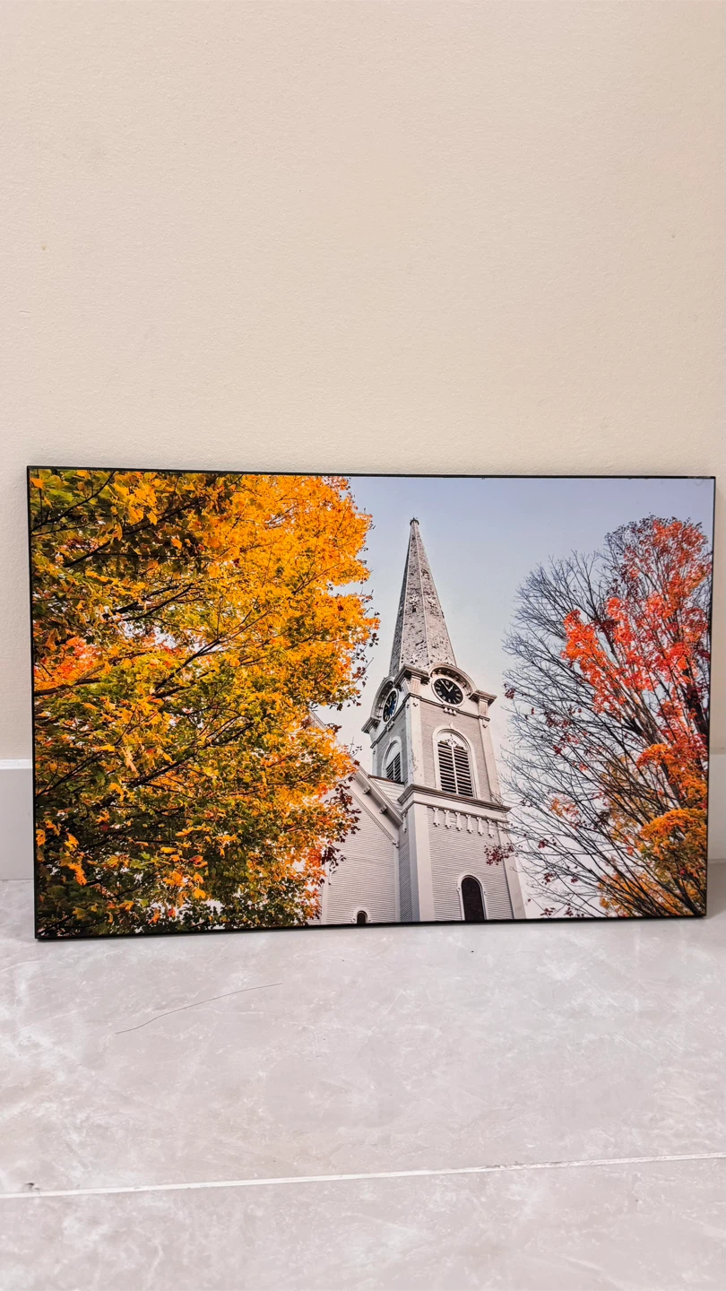 Autumn Church Wall Art
