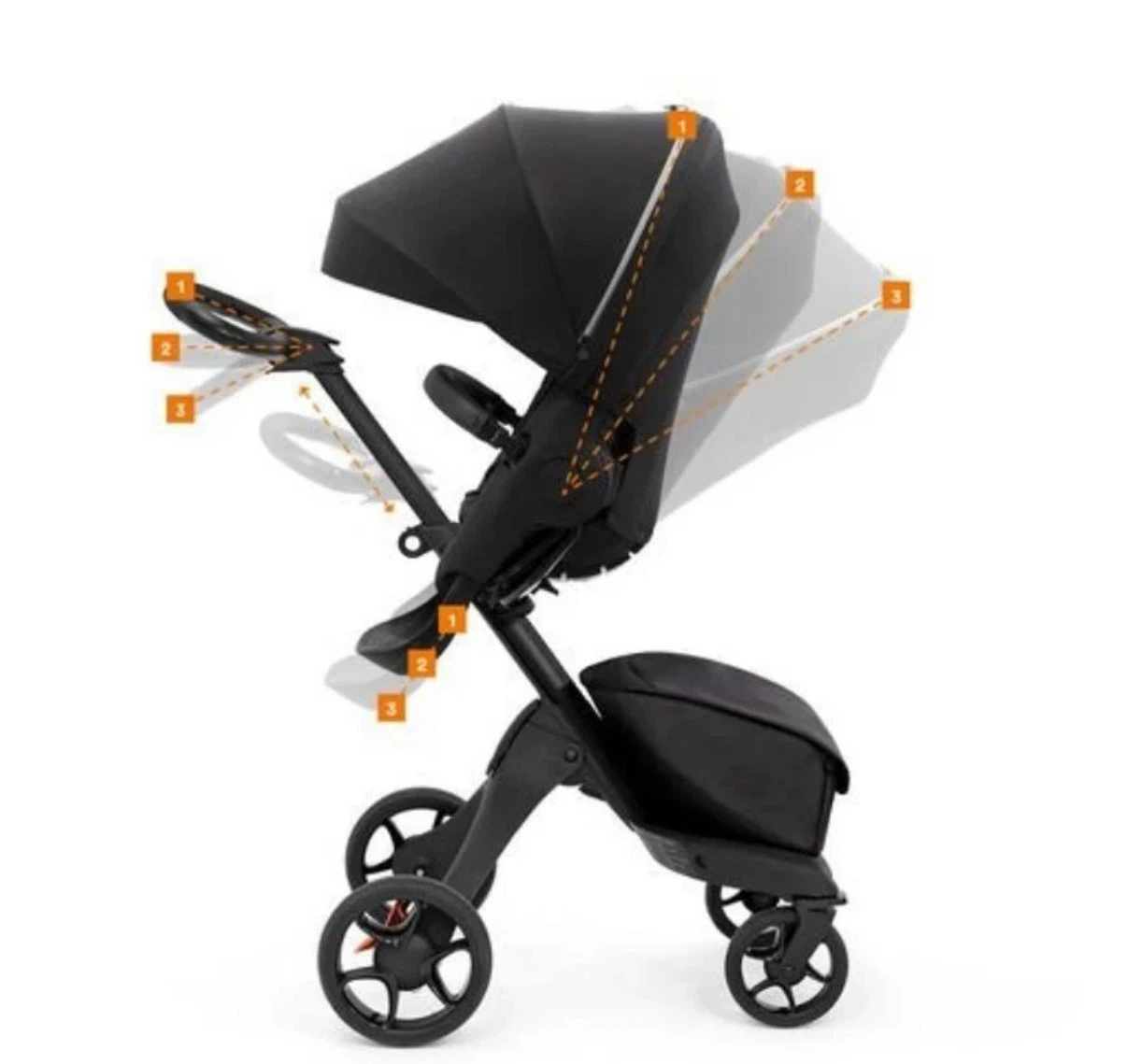 Stokke Xplory X Stroller - Black