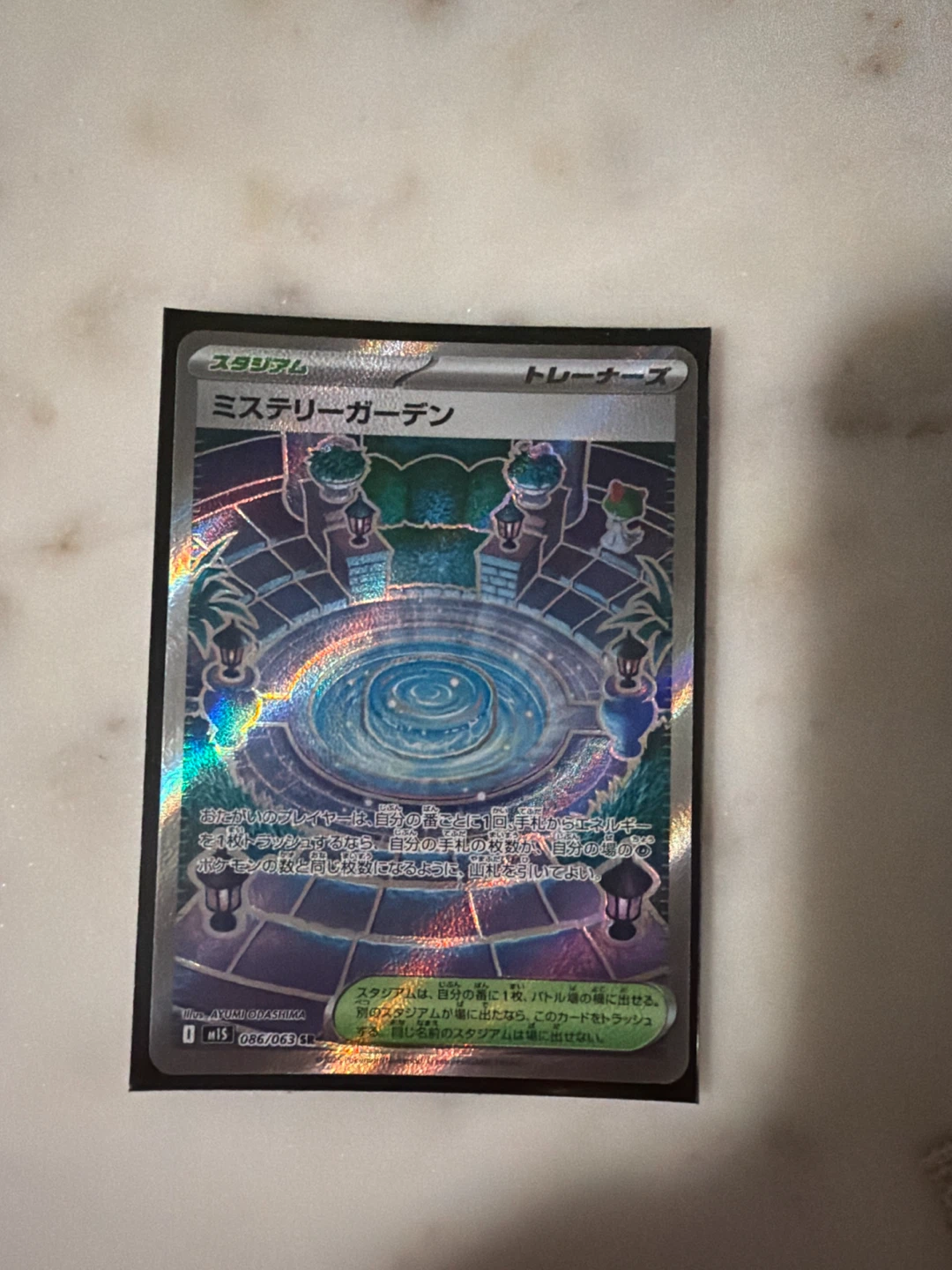 Mystery Garden Pokemon Card 086/063