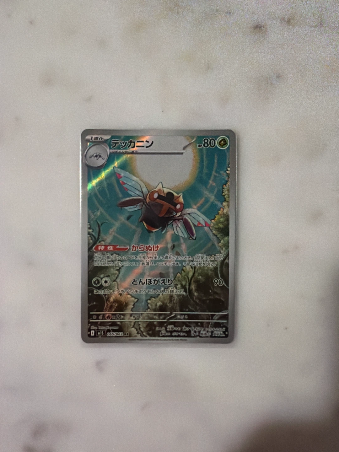 Ninjask Japanese Pokemon Card 065/063