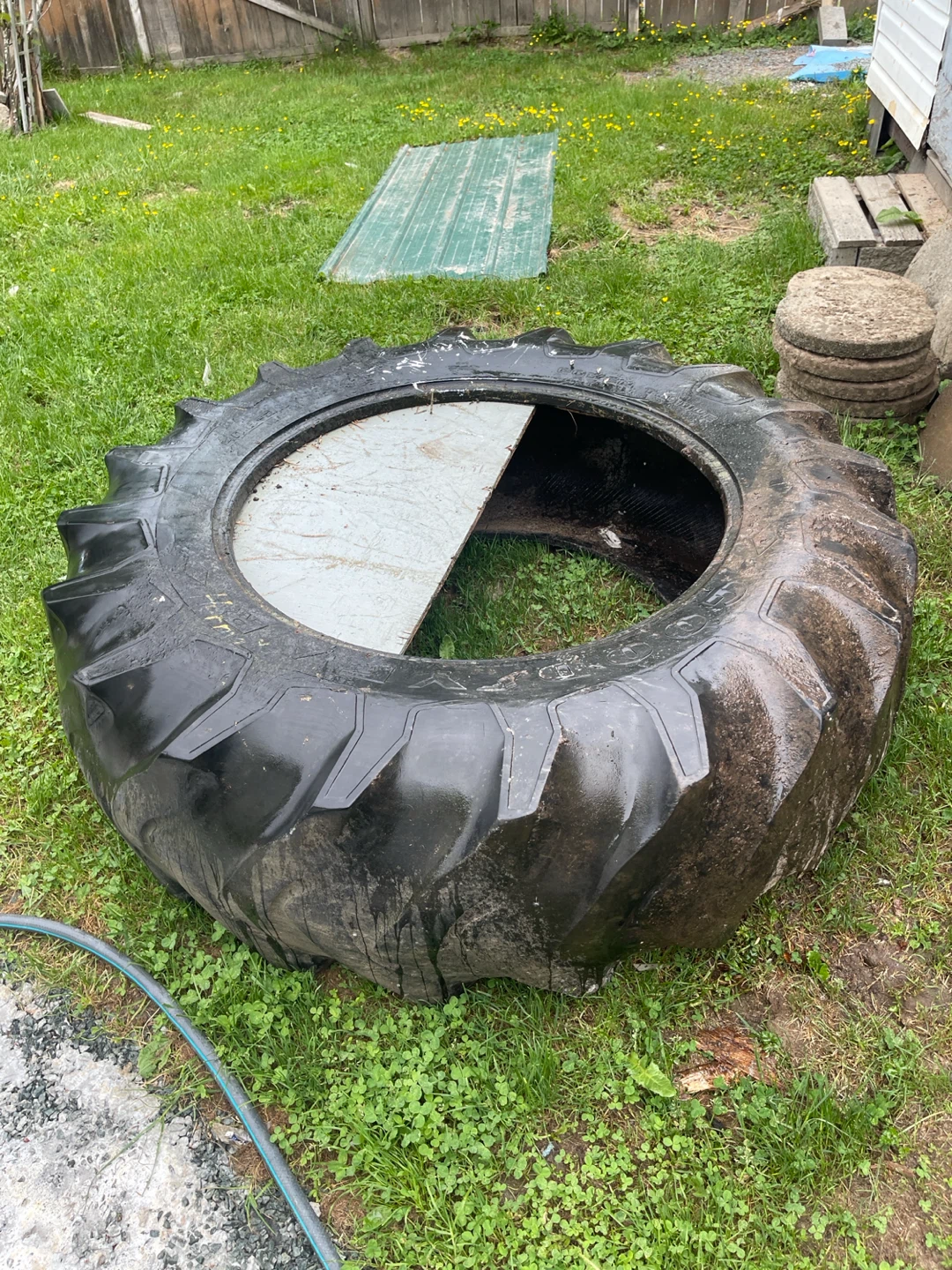 Large Used Tractor Tire