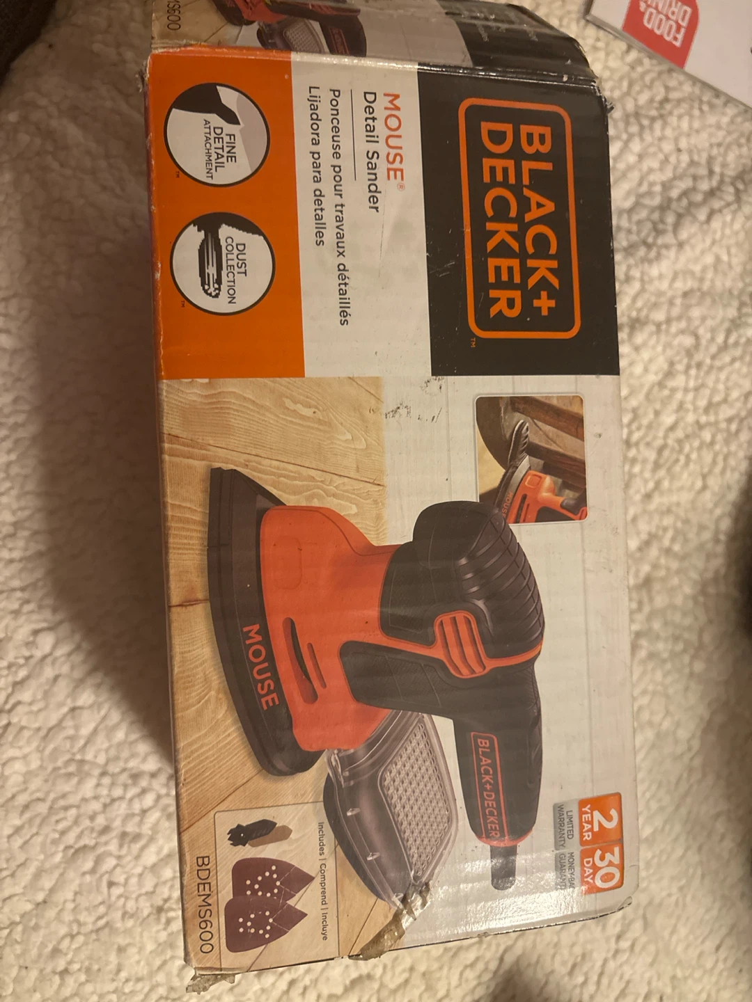 Black+Decker Mouse Detail Sander BDEMS600