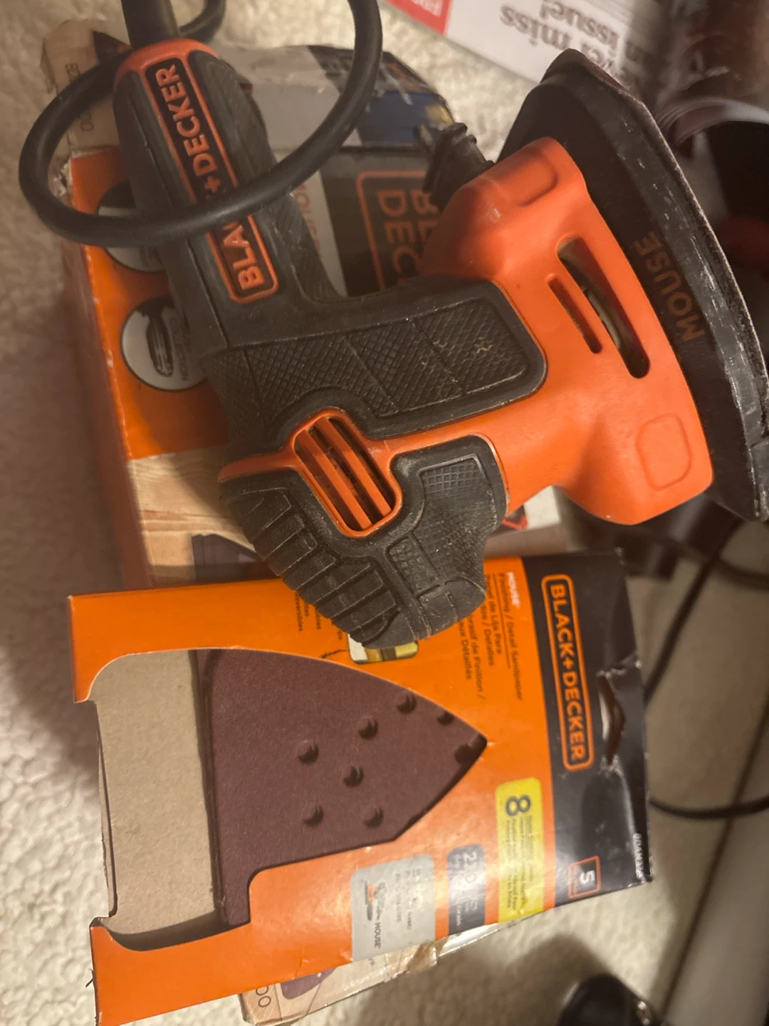 Black+Decker Mouse Detail Sander BDEMS600 - photo 2