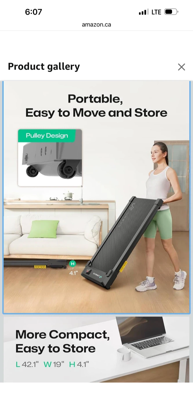 3-1 Walking,Vibrating pad Smart Treadmill indoor - photo 4