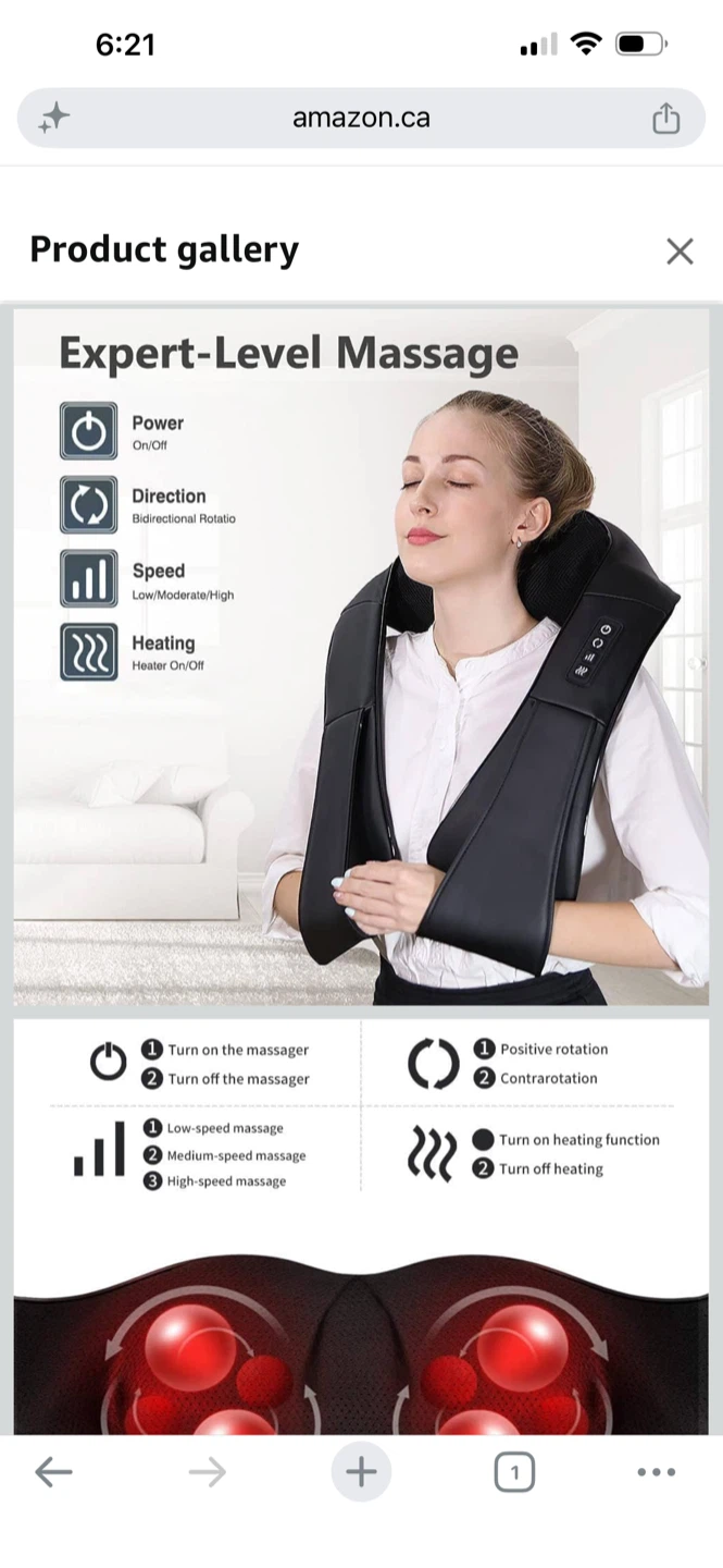 Brand new unboxed neck massager - photo 2