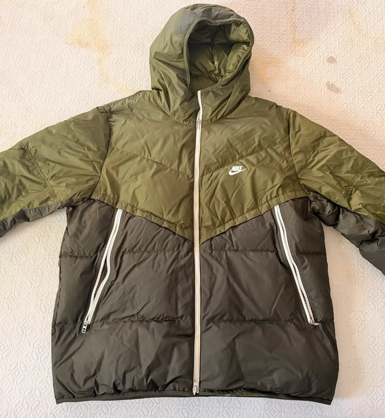 Nike Olive Puffer Jacket