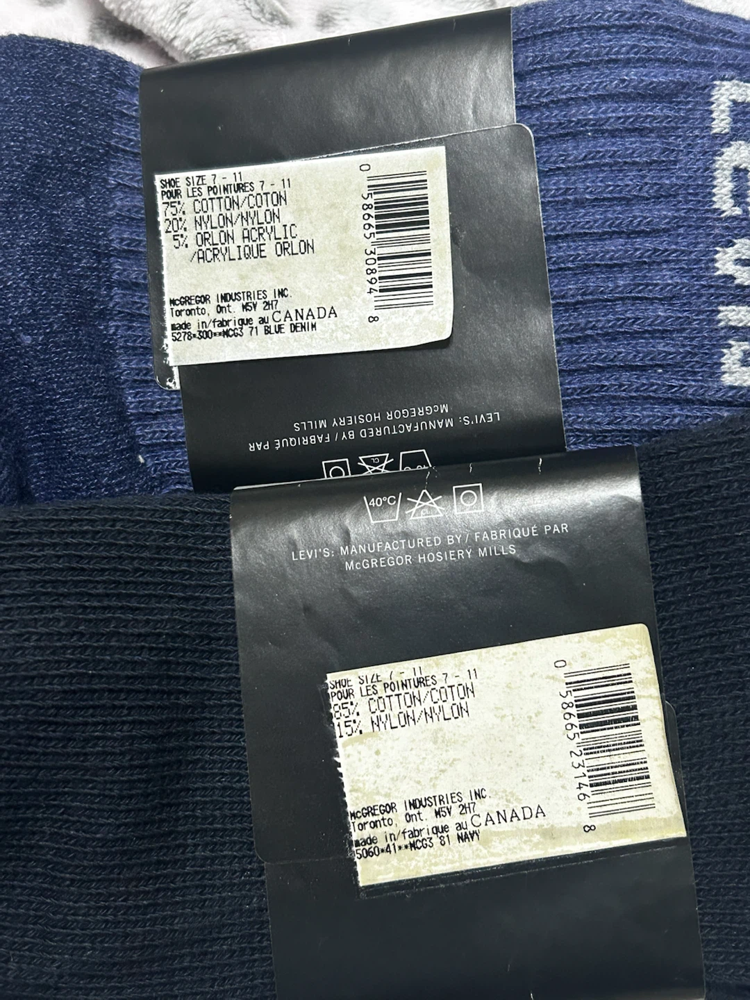 2 Pairs Levi's Men's Socks - photo 3