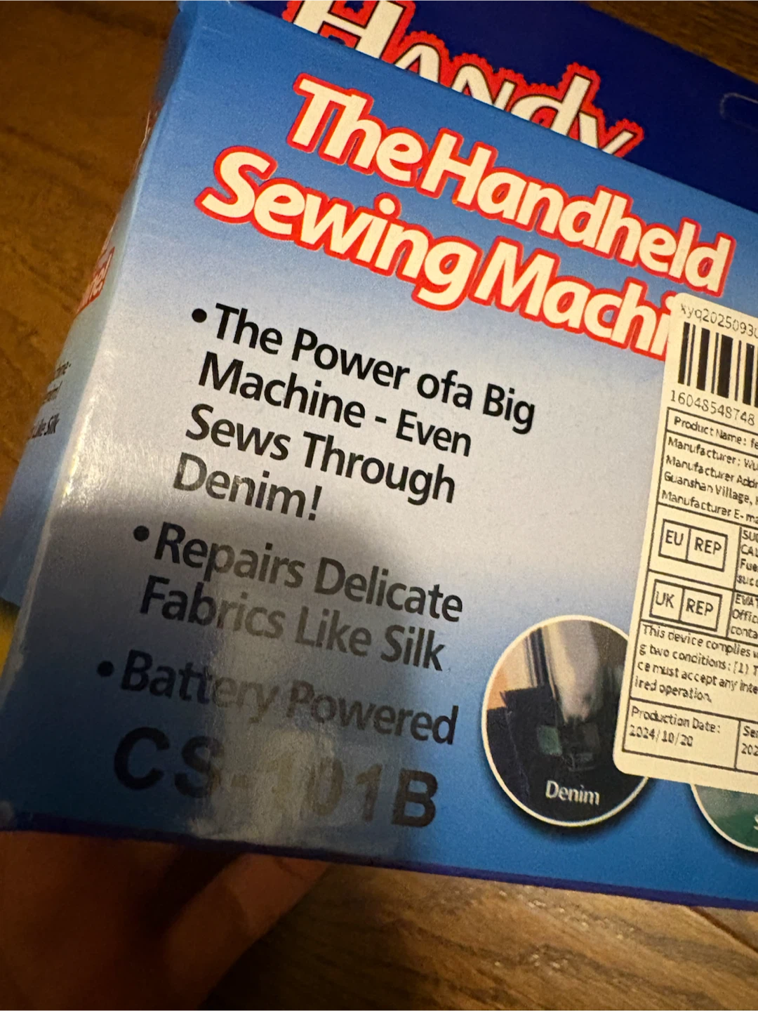 Handy Stitch Handheld Sewing Machine - photo 4