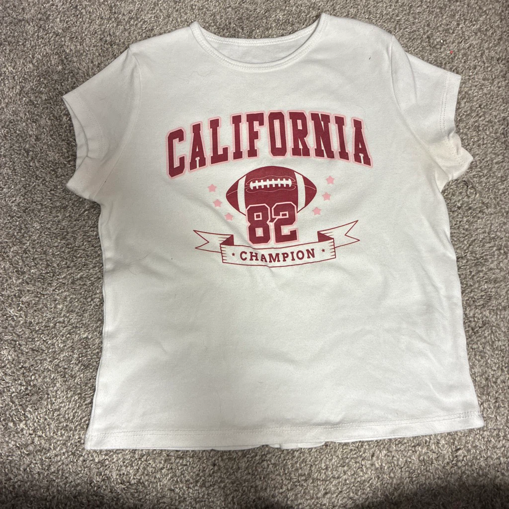 California 82 Champion Graphic cropped  T-Shirt