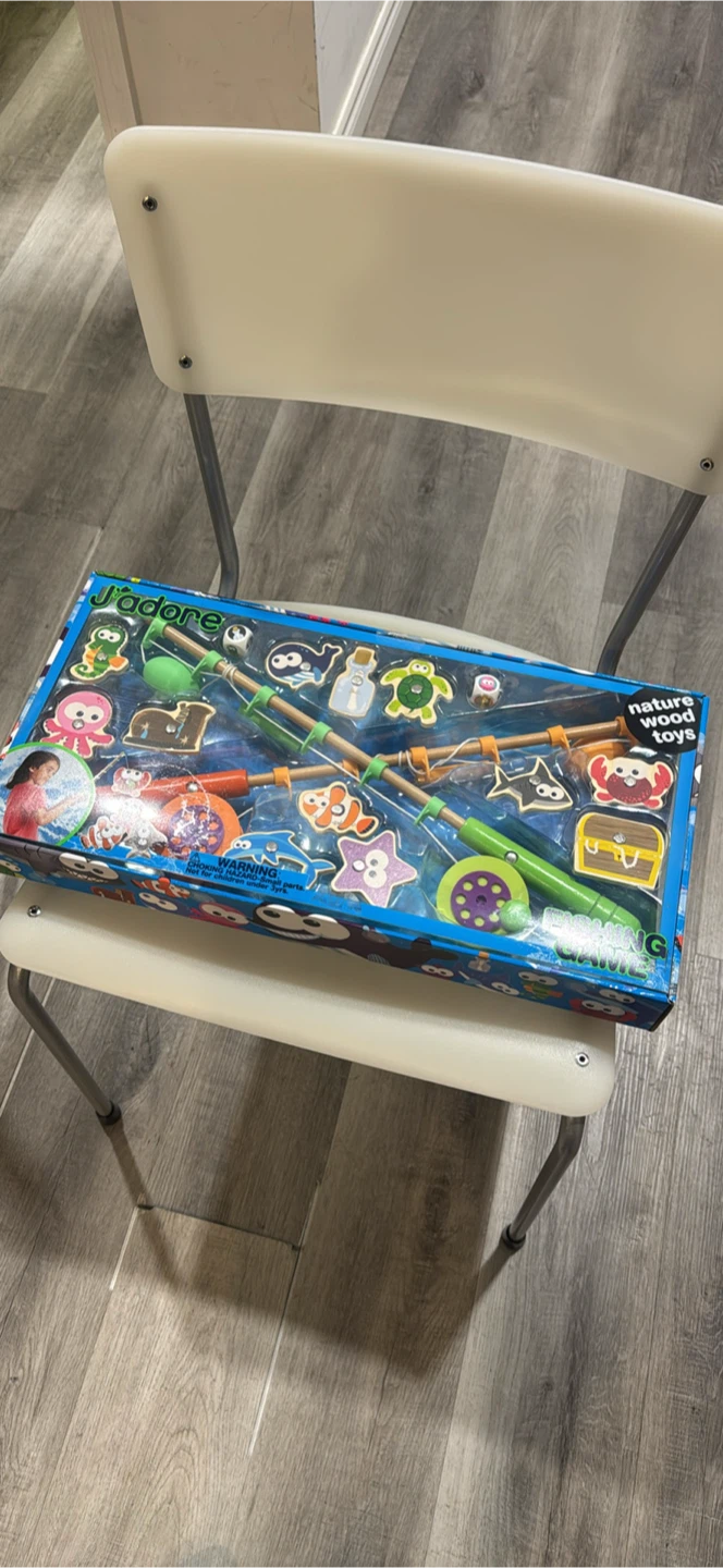 J'adore Wooden Fishing Game
