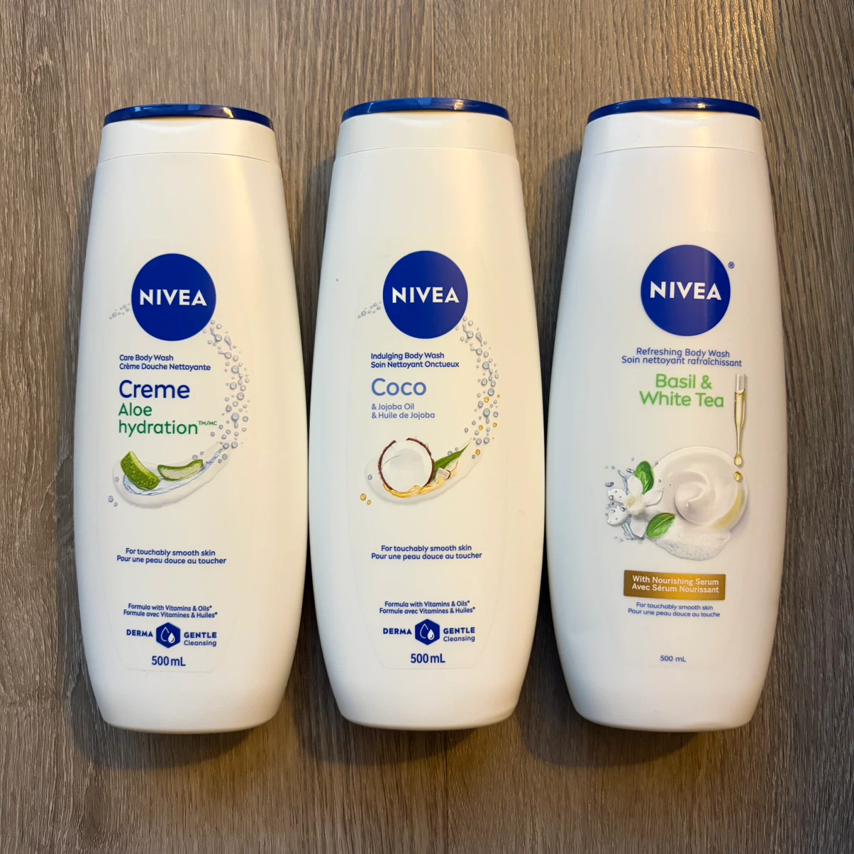 Nivea Body Wash x 3 bottles